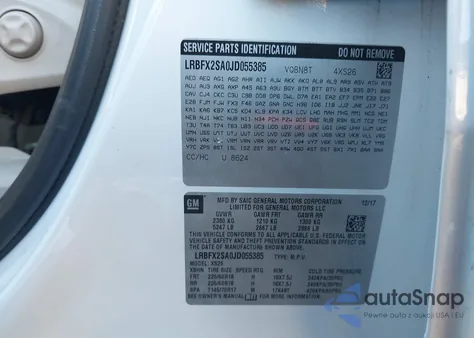 2018 Buick Envision Essence from USA, damaged, VIN LRBFX2SA0JD055385